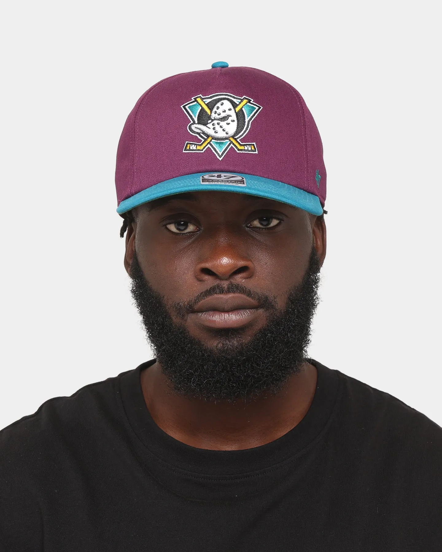 47 Brand Anaheim Ducks 'Ducks' Nantasket Captain Snapback Plum