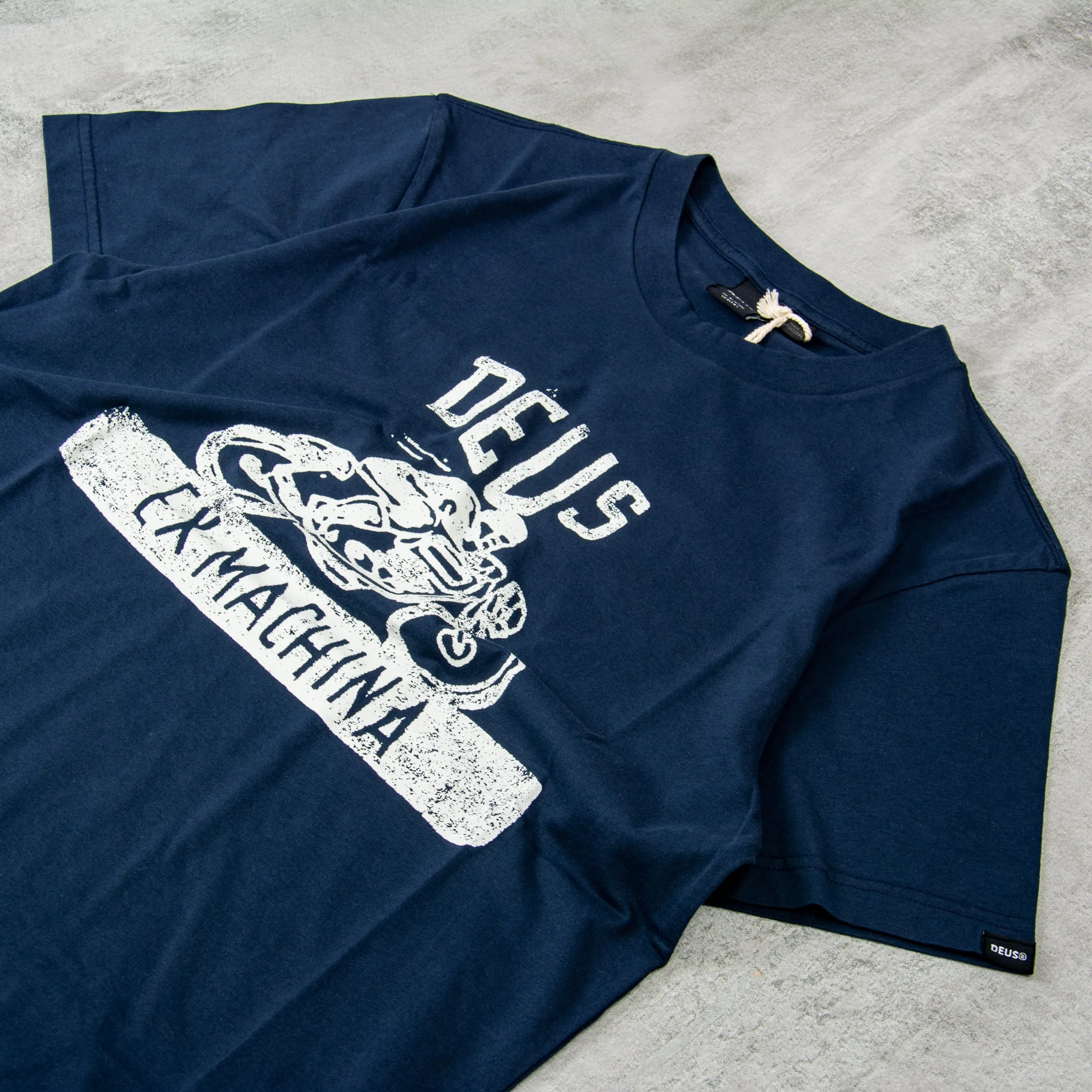 Deus ex Machina Old Turps Tee - Navy