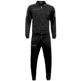 Givova Tuta Revolution Tracksuit Black-Green Tr033 1013 M