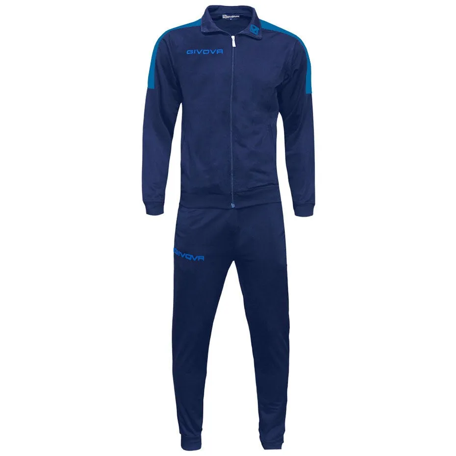 Givova Tuta Revolution Tracksuit Navy Blue-Blue Tr033 0402 2Xs