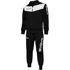 Givova Tuta Visa Tracksuit Black & White Tr018 1003 3Xs