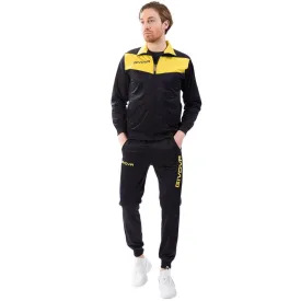 Givova Tuta Visa Triacetato Tracksuit Navy Blue Yellow Tr018 0407 S