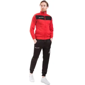 Givova Tuta Visa Triacetato Tracksuit Red-Black Tr018 1210 M