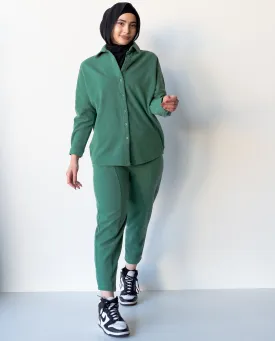 LADIES KNIT TRACKSUIT SET