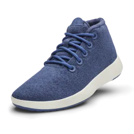 Men's Wool Runner-up Mizzles - Hazy Indigo (Natural White Sole)