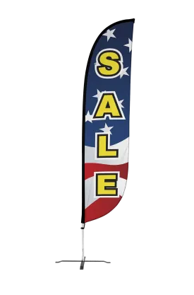 Sale Feather Flag Red White Blue