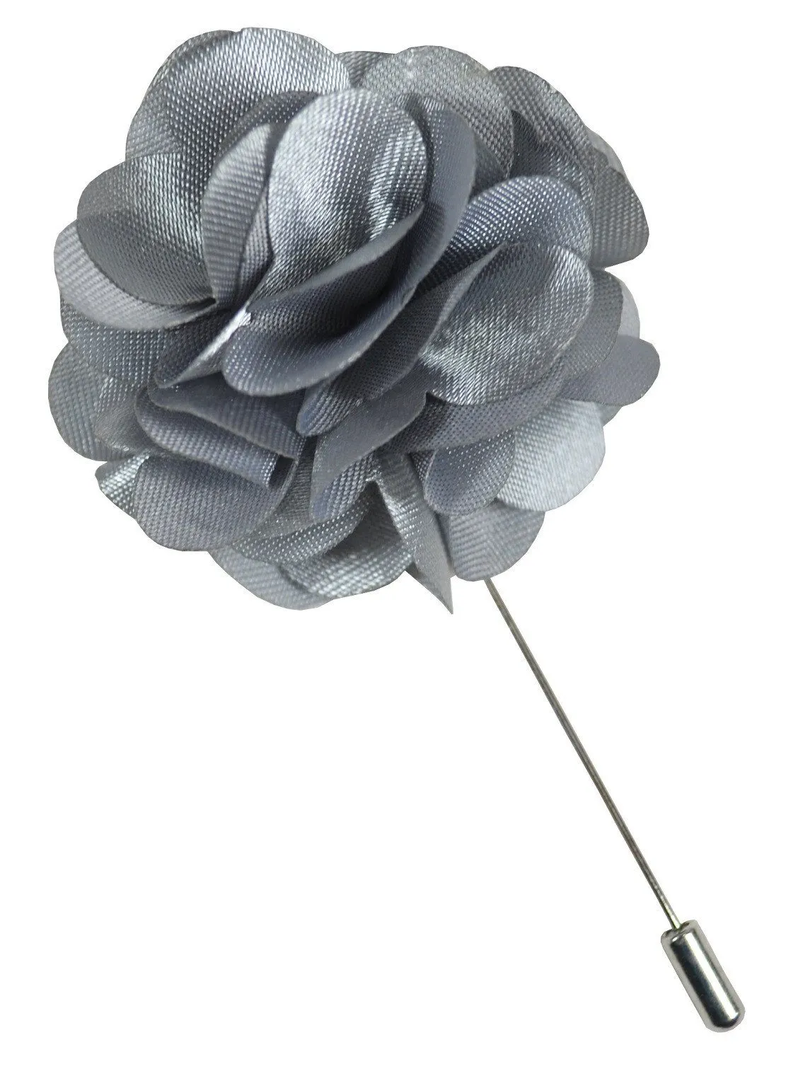 Solid Silver Lapel Flower