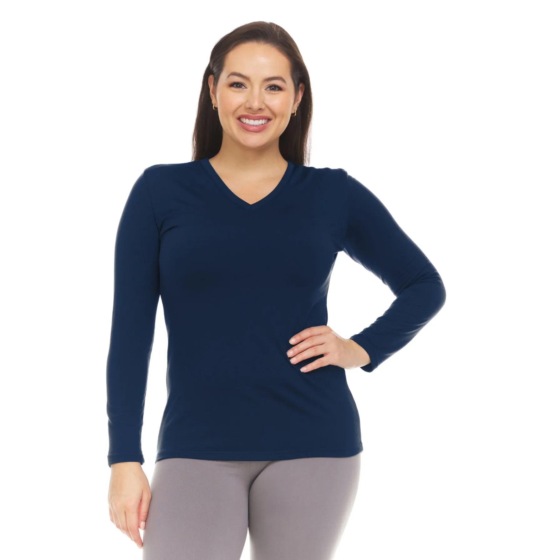 Women's V-Neck Thermal Top