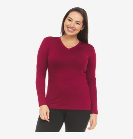 Women's V-Neck Thermal Top