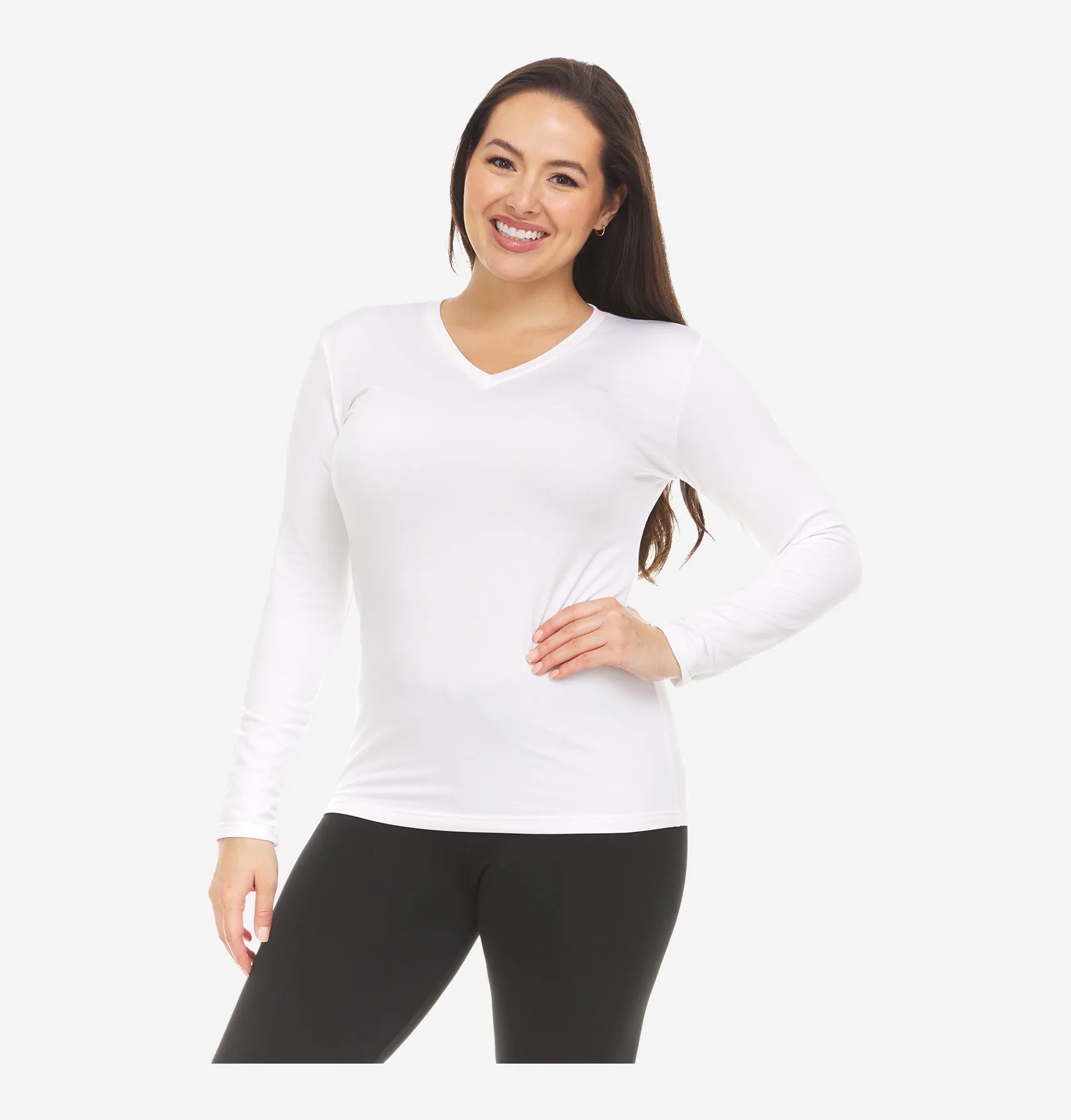 Women's V-Neck Thermal Top